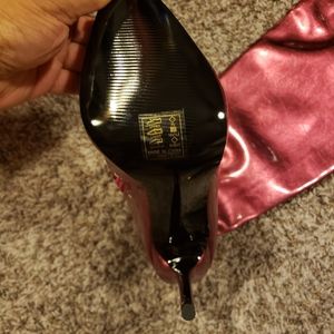 Patent Leather Thigh High Boots